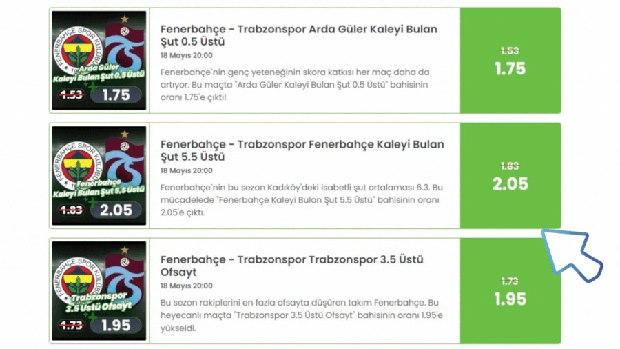 FB TS Özel Oranlar - 998Bets10